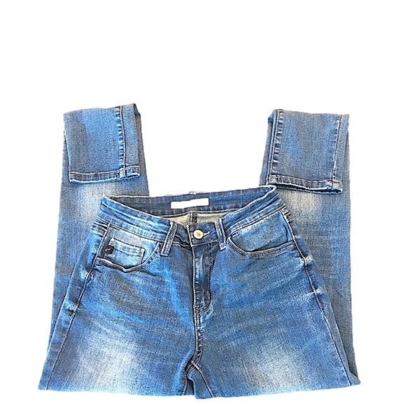 KanCan Mid Rise Skinny stretch Jeans Womens Sz 7 / 27 blue Medium Wash Estilo - Picture 3 of 12
